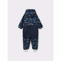 NAME IT Softshell Dragt Alfa Moonlit Ocean Dino